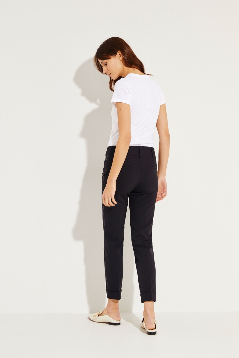 Klassische Hose 'Renira' Schwarz