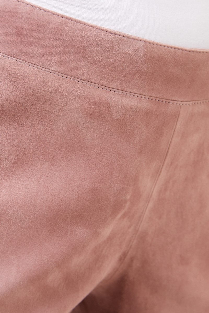 Fabiana Filippi Stretch-Lederhose Rosenholz