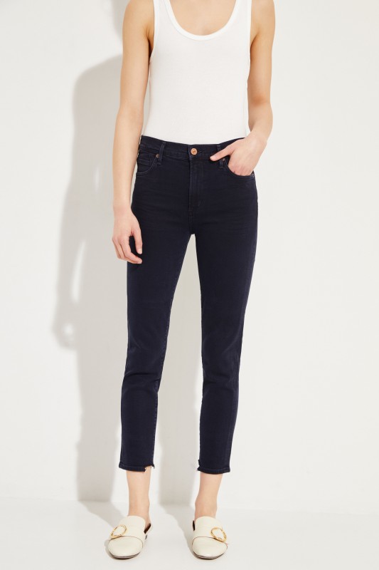 Jeans 'Rocket Crop' Marineblau