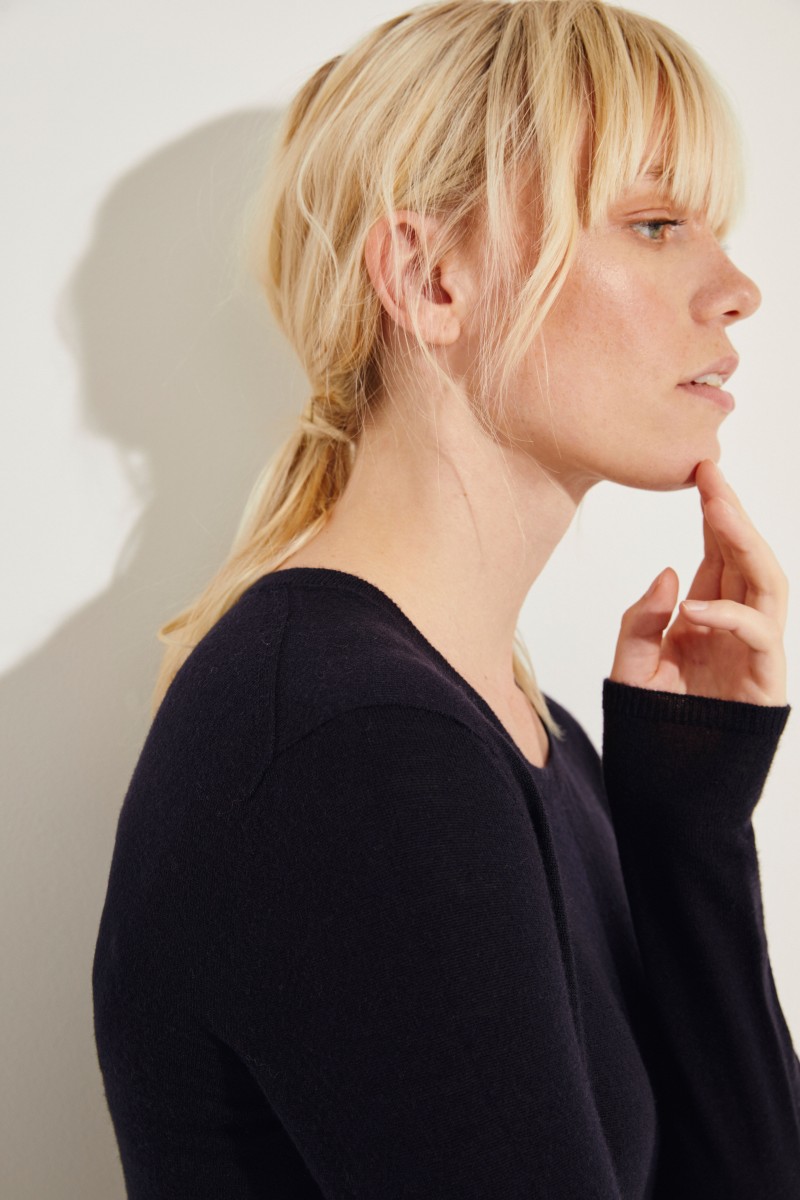 Cashmere-Pullover 'Riverstone' Blau