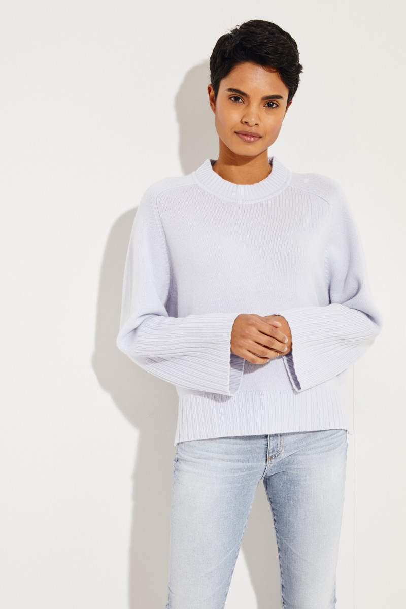 Cashmere-Pullover Blau
