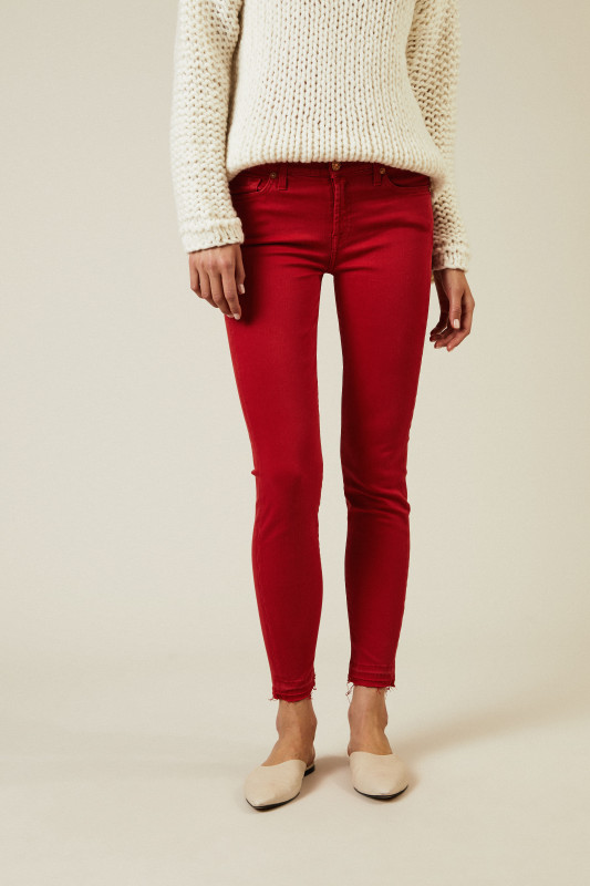 Jeans 'The Skinny Crop' Rot