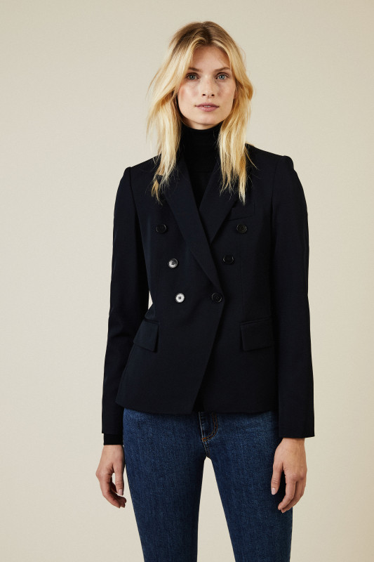 Wollblazer Blau