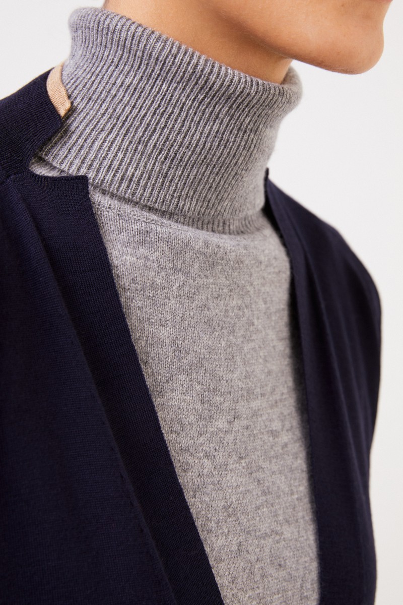Stella McCartney Woll-Cardigan Marineblau
