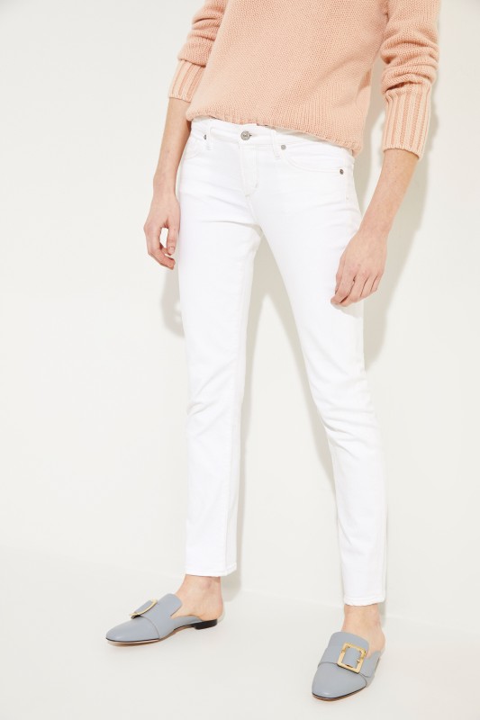 Skinny-Jeans 'Racer' Weiß