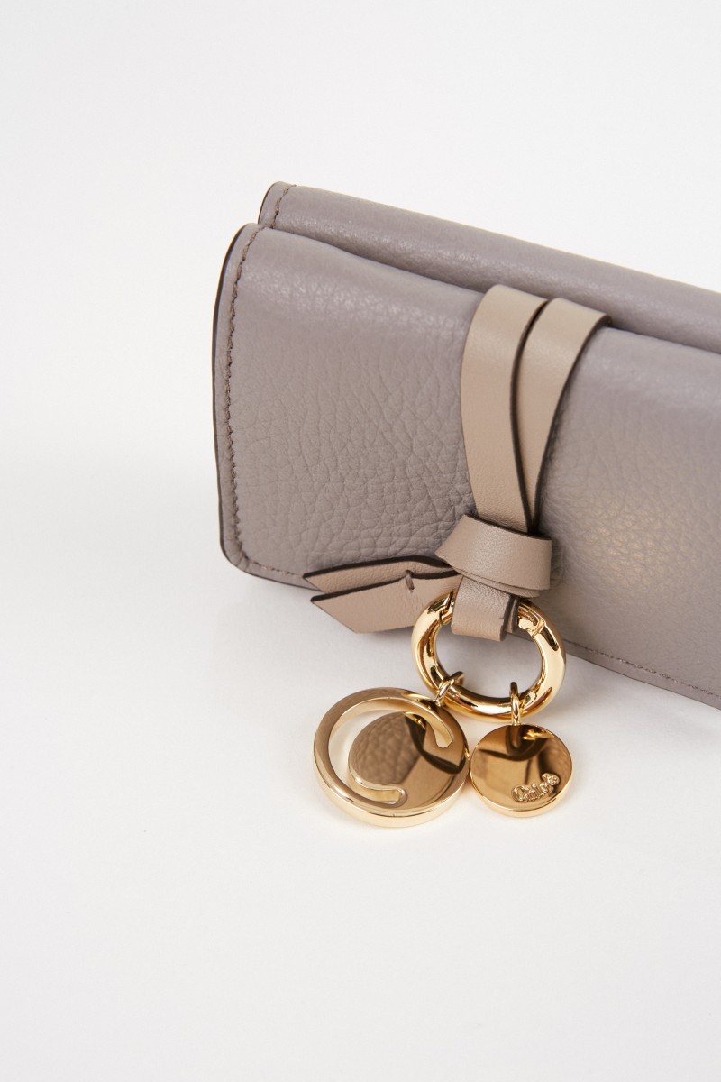 Mini-Portemonnaie 'Alphabet Coins' Cashmere Grey