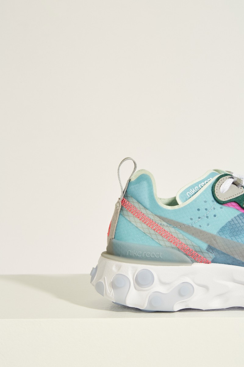 Sneaker 'React Element 87' Blau/Multi