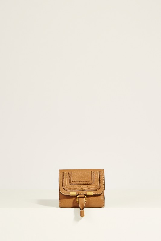 Leder-Portemonnaie 'Marcie' Nut