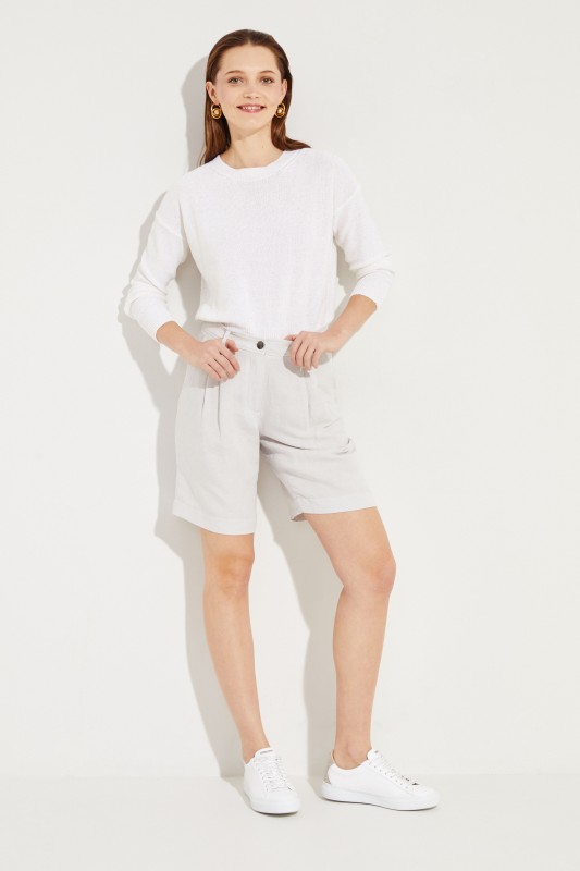 Leinen-Hose 'Romee' Grau