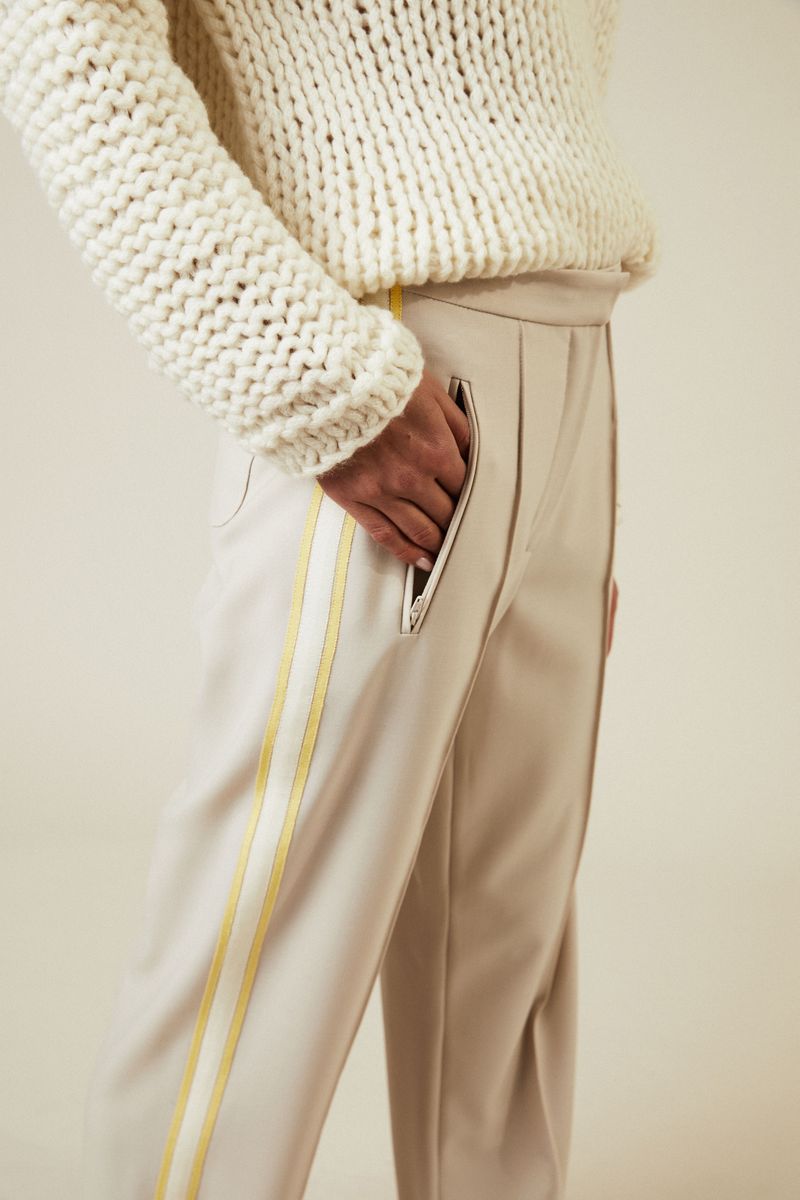 Gabardine Hose 'Tabarca' Beige