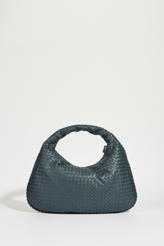 Geflochtener Shopper 'Veneta Hobo Big' Blau
