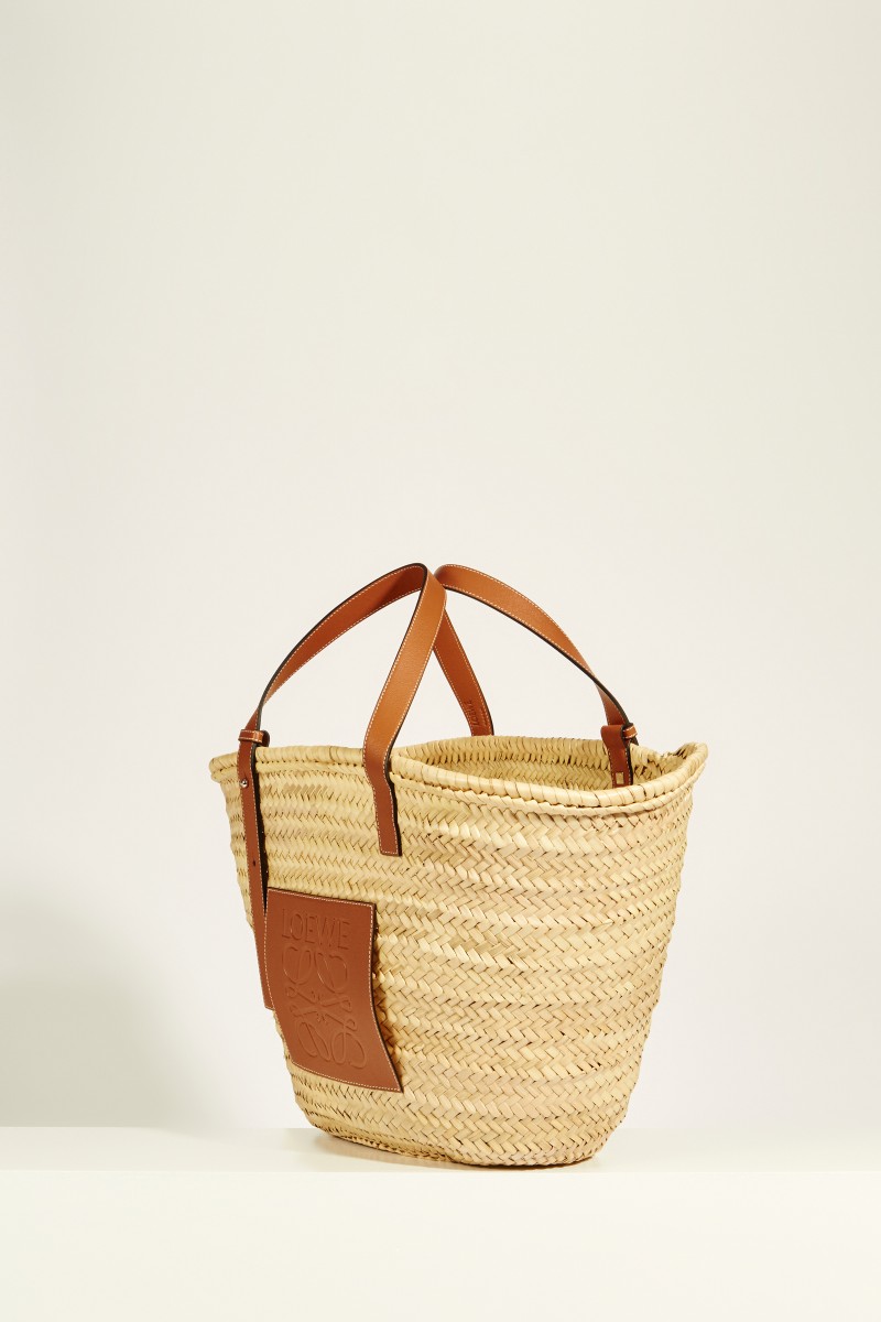 Korb 'Basket Bag Large' Natural/Tan