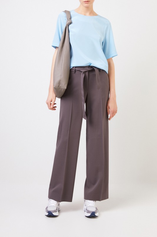 Seidentop 'Marea' Blau