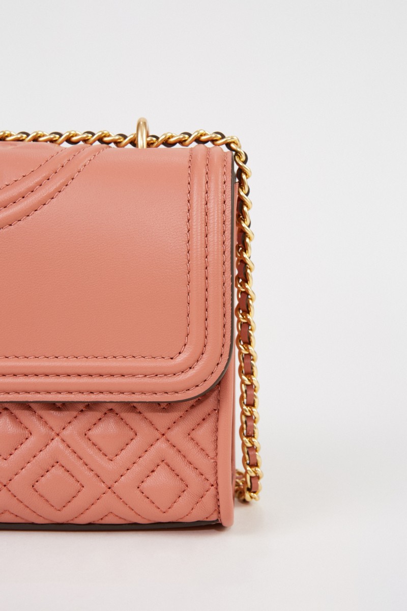 Tory Burch Umhängetasche 'Fleming Small' Rosenholz