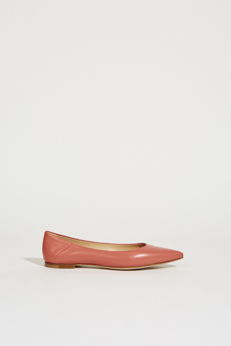 Spitzer Leder-Flat Coral