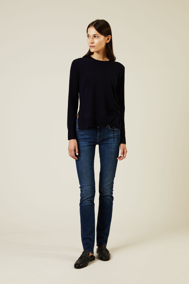 Midrise Jeans 'Roxanne' Mittelblau
