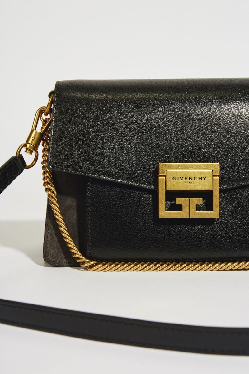 Givenchy Umhängetasche 'GV3 Small' Schwarz/Grau