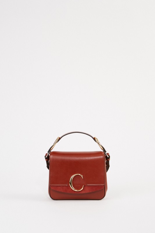 Chloé Tasche 'Chloé C Small' Sepia Brown