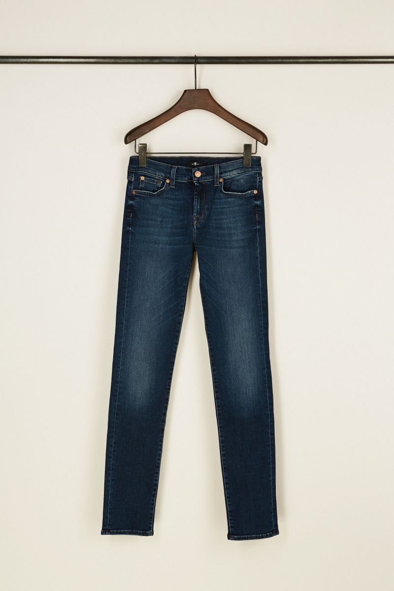 Midrise Jeans 'Roxanne' Mittelblau