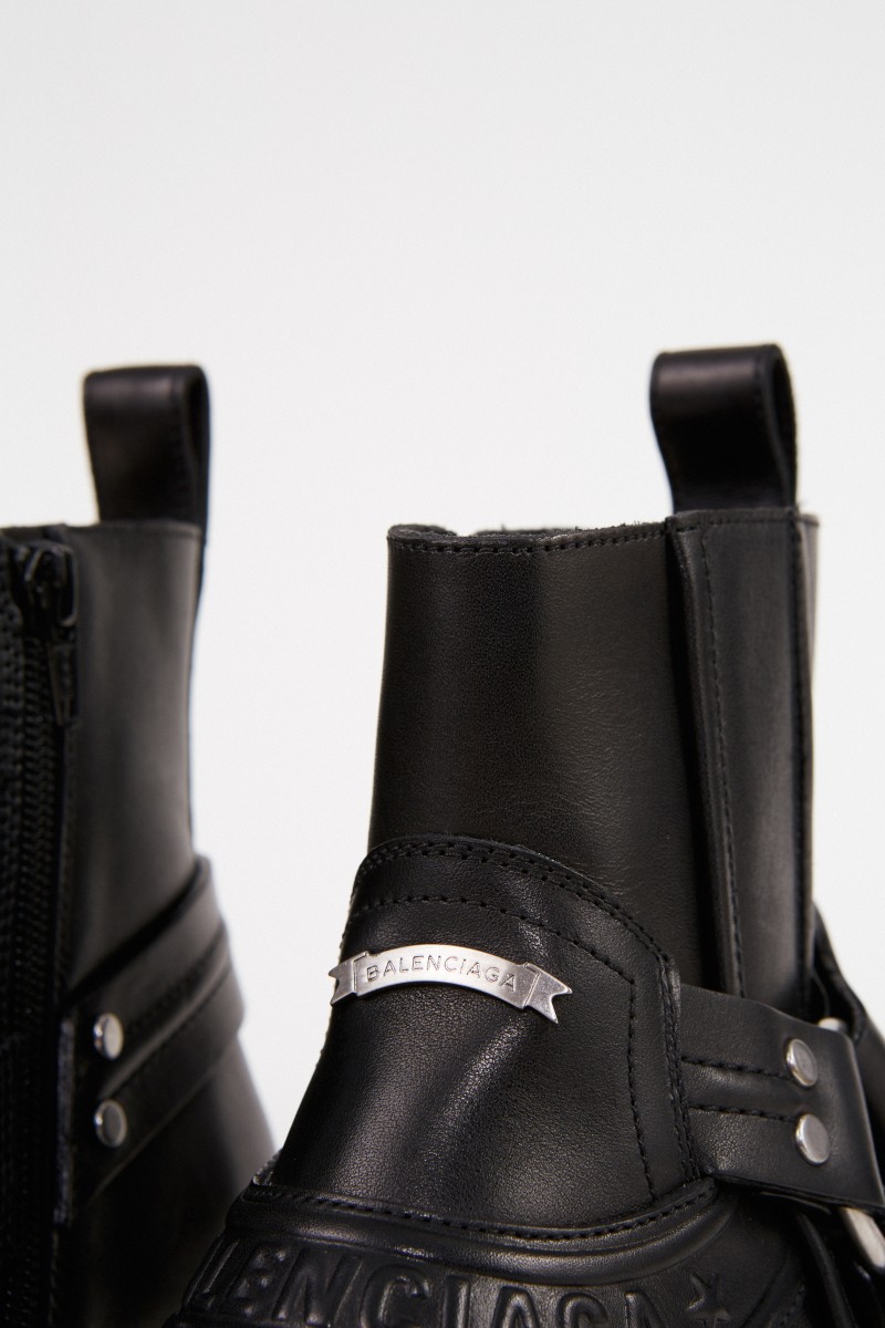 Cowboy-Stiefelette 'Santiago Bootie' Schwarz