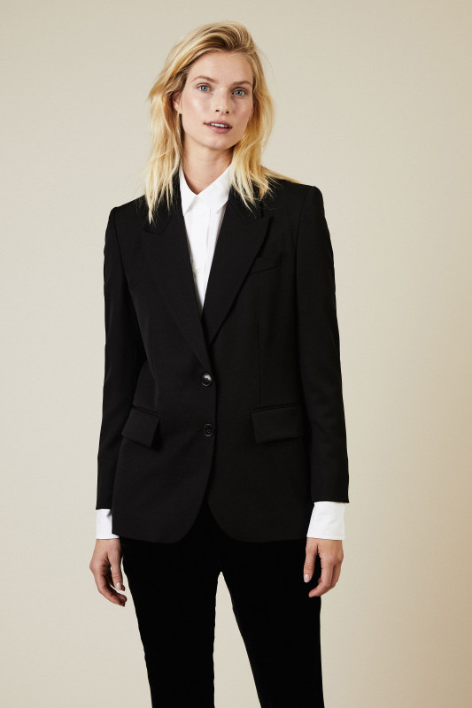 Wollblazer 'Ingrid' Schwarz