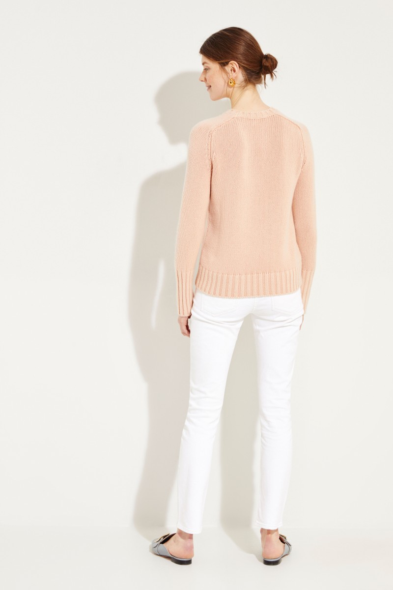 Cashmere-Pullover 'Mariella' Rosé