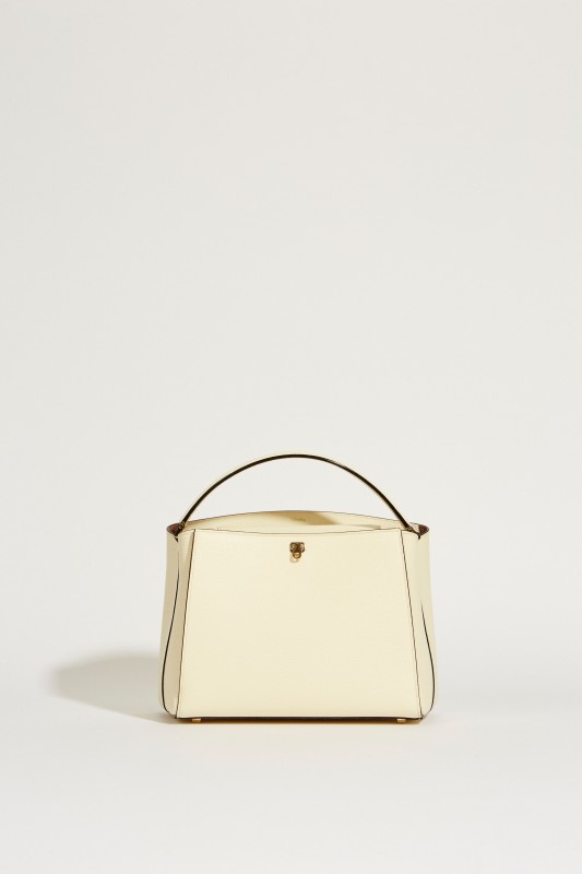Leder-Tasche 'Brera Medium' Crème