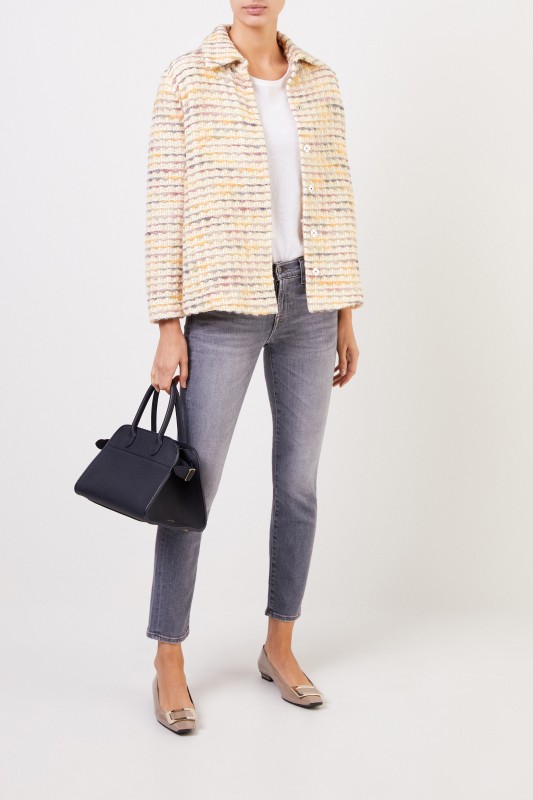 Brock Collection Kurze Jacke mit Wollanteil Multi