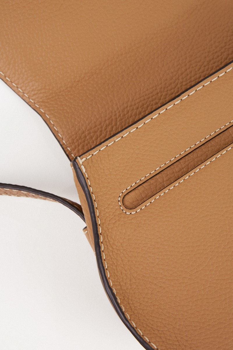 Chloé Umhängetasche 'Marcie Saddle Small' Nut