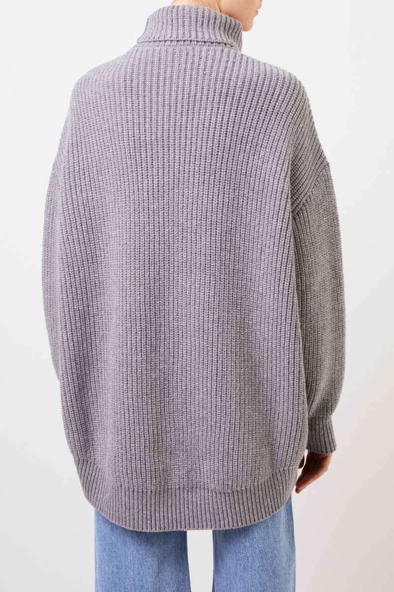 Givenchy Alpaca-Woll-Rollkragenpullover Grau