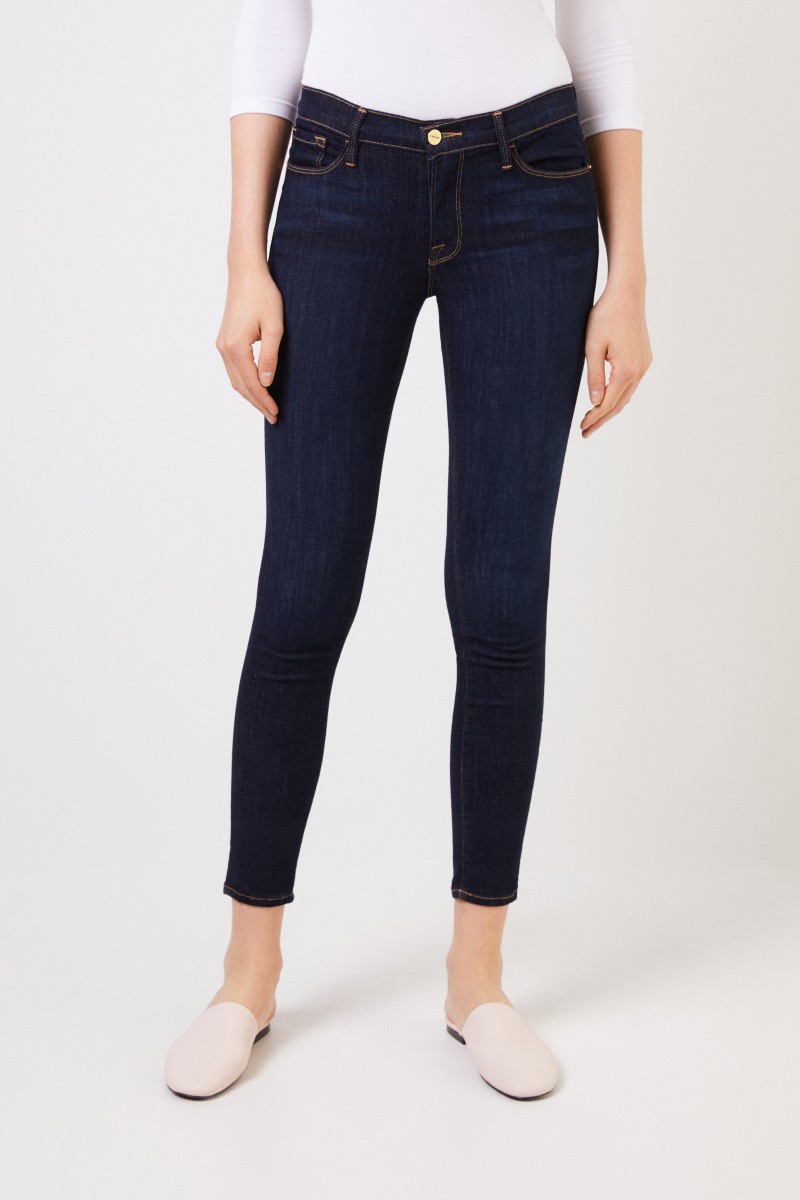 Frame Skinny Jeans 'Le Skinny De Jeanne' Marineblau