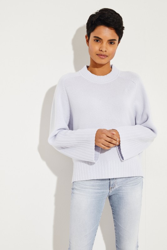 Cashmere-Pullover Blau