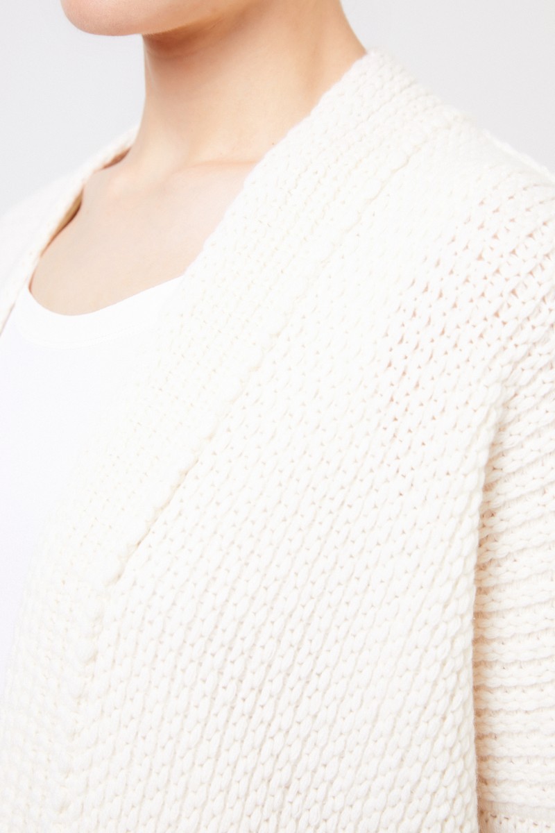 Iris von Arnim Cashmere-Cardigan 'Falina' Ecru