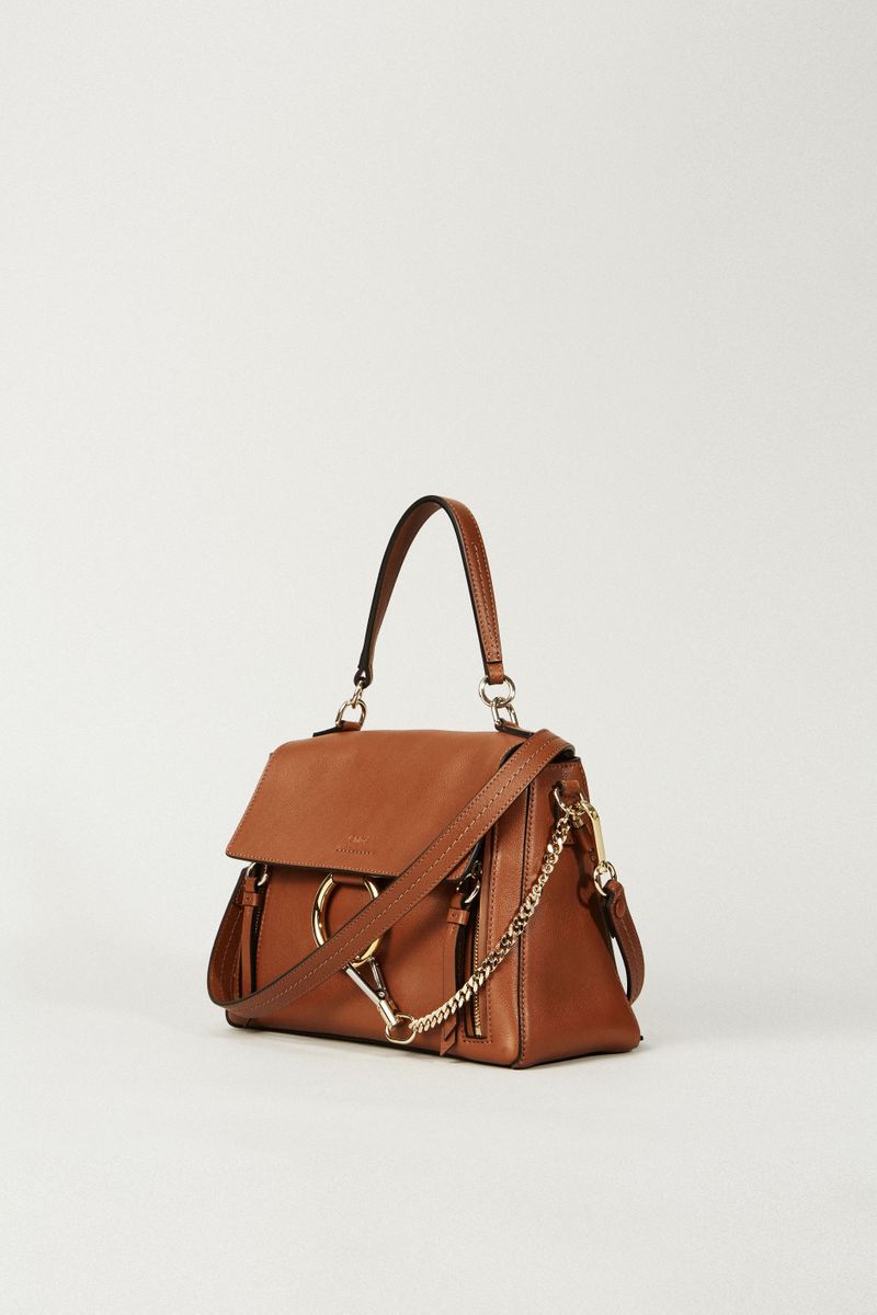 Umhängetasche 'Faye Day Small' Cognac