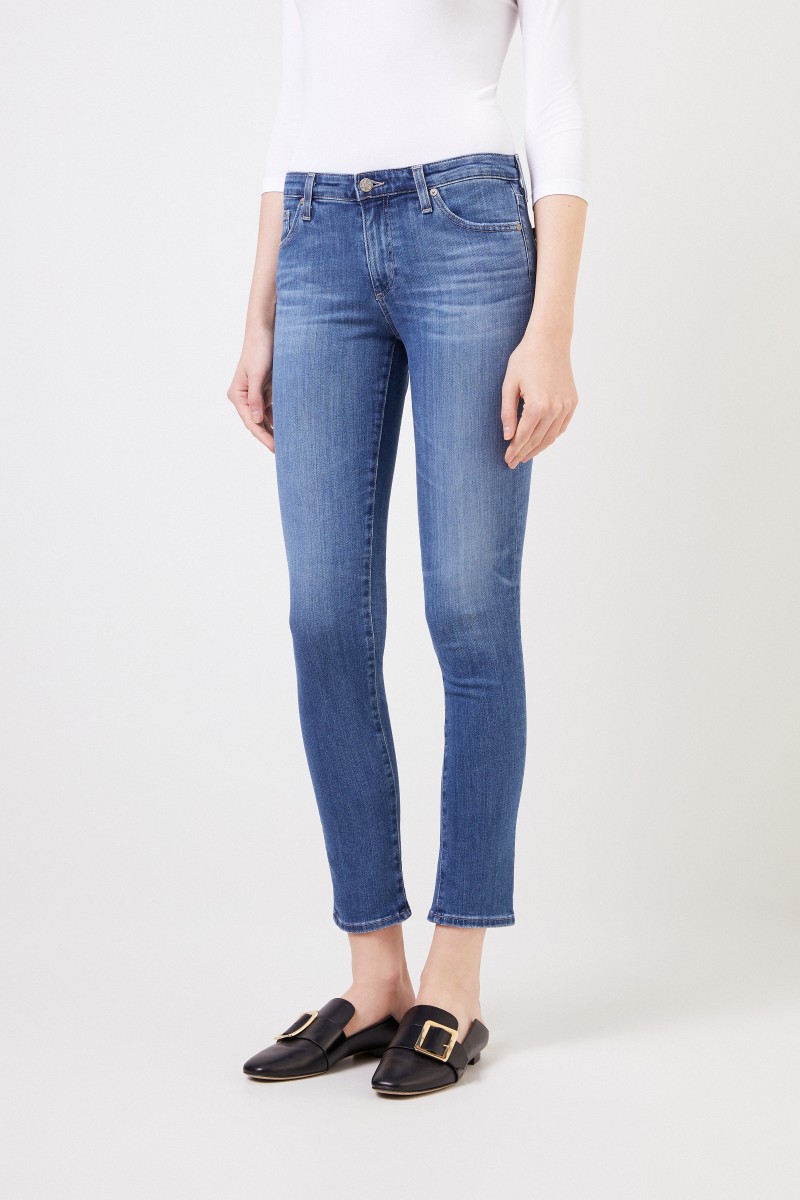 AG Jeans Skinny Jeans 'The Prima' Hellblau