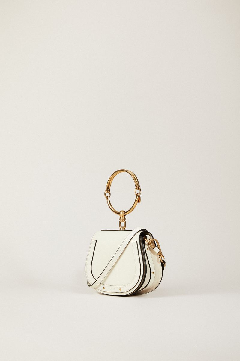 Umhängetasche 'Nile Small' Offwhite