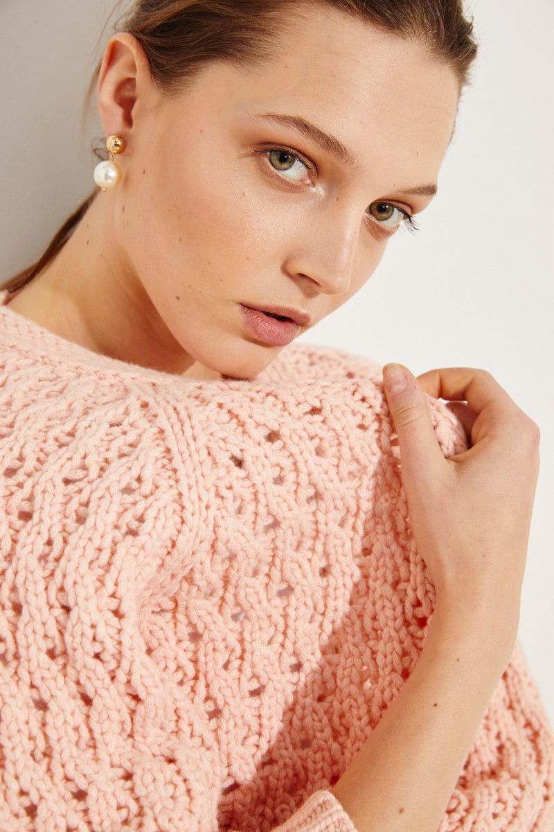 Woll-Cashmere-Cardigan 'Paraguay' Rosé