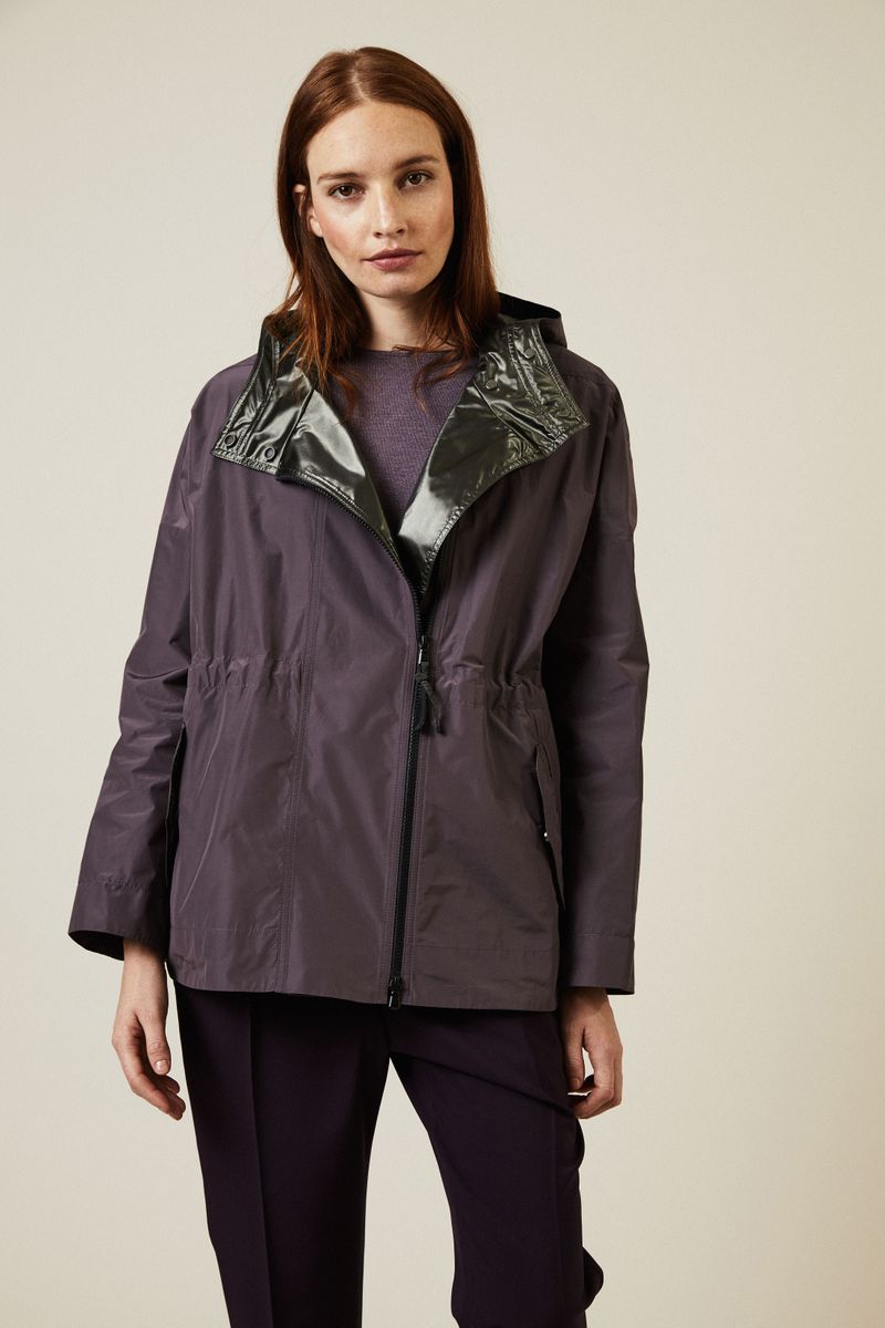 Leichte Oversize-Jacke in Violett