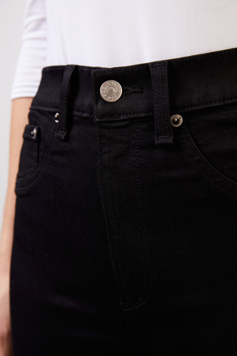 Rag&Bone Highrise-Skinny Jeans Schwarz
