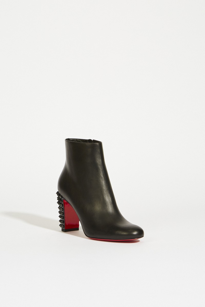 Stiefelette mit Nietendetails 'Suzi Folk' Schwarz