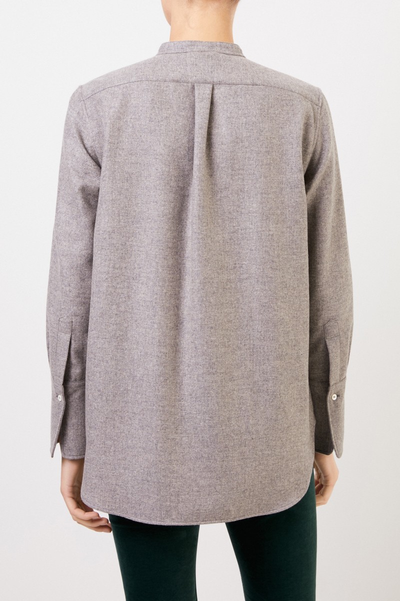 Aspesi Cashmere-Bluse Grau