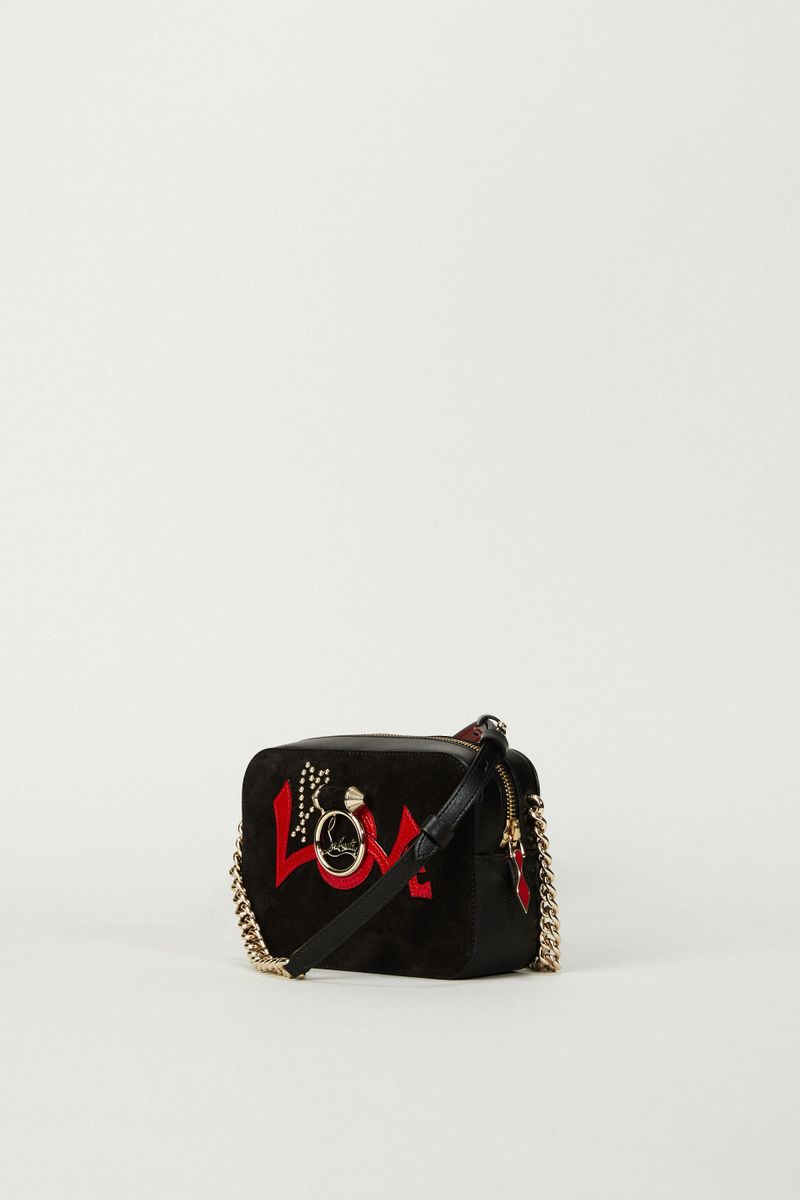 Umhängetasche 'Rubylou Mini Love' Schwarz