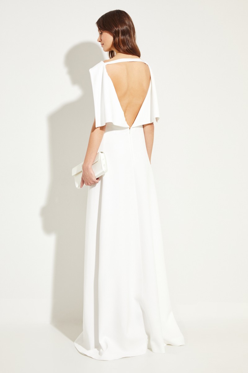Givenchy Brautkleid mit Rückenausschnitt Weiß