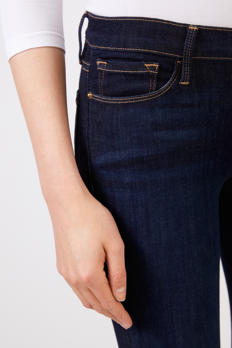 Frame Skinny Jeans 'Le Skinny De Jeanne' Marineblau