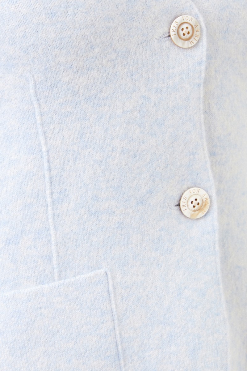 Iris von Arnim Doubleface Cashmere-Blazer 'Pacita' Hellblau