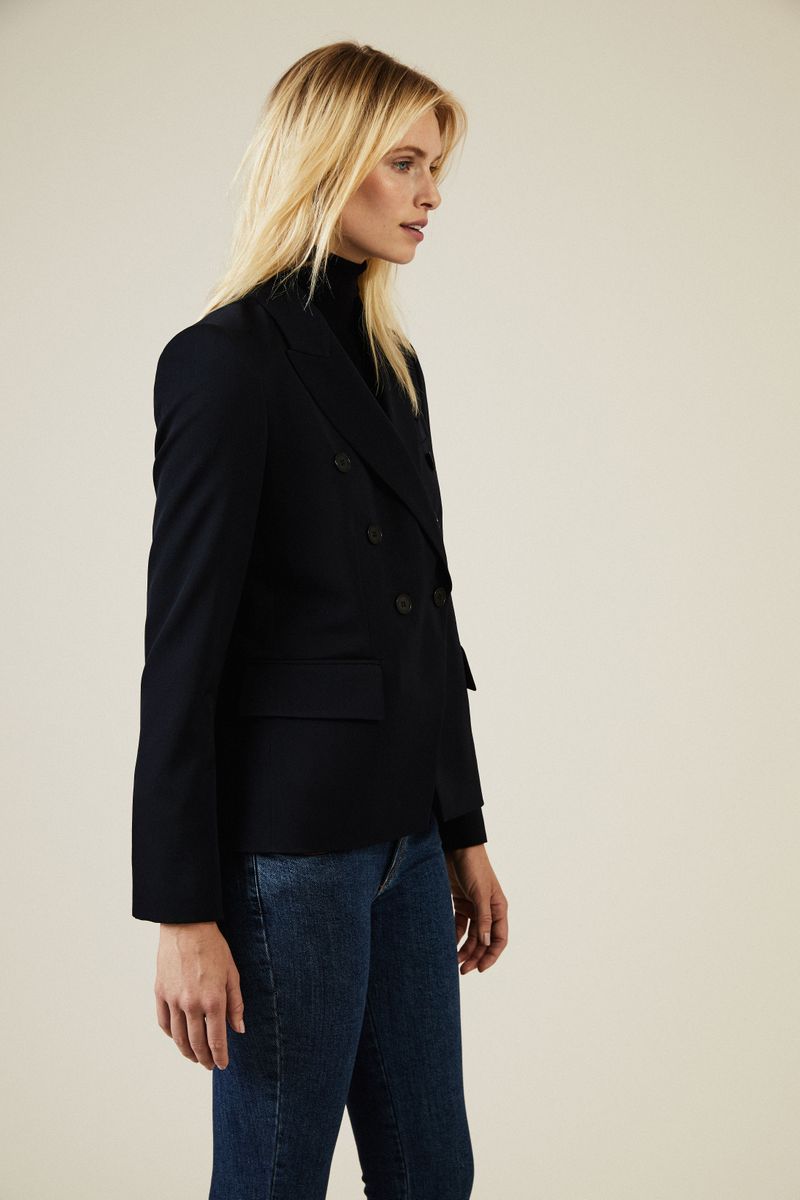 Wollblazer Blau
