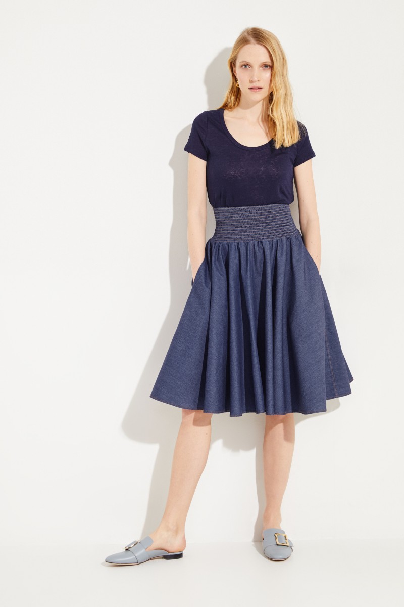 Jeans-Rock Blau