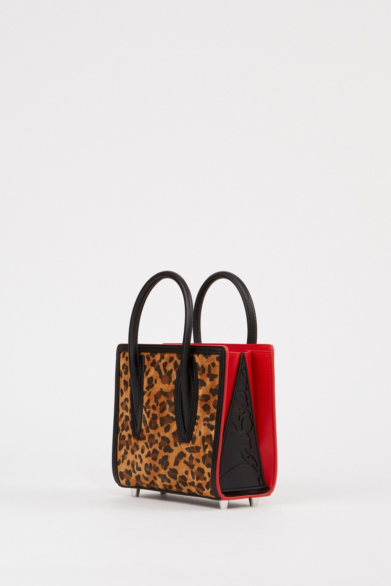 Christian Louboutin Handtasche 'Paloma Mini' mit Leoprint Multi