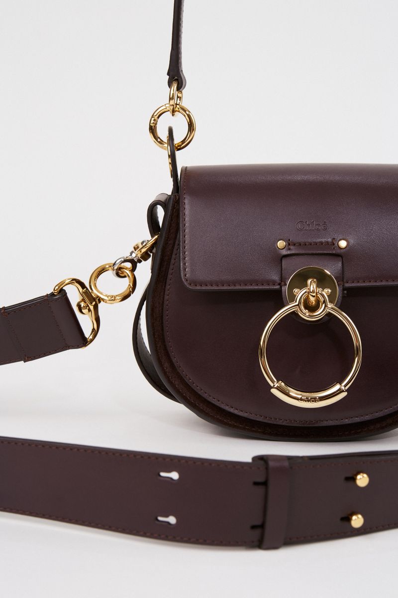 Umhängetasche 'Tess Small' Black Raisin
