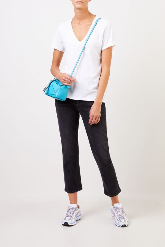 Rag&Bone T-Shirt 'The V' mit V-Neck Weiß